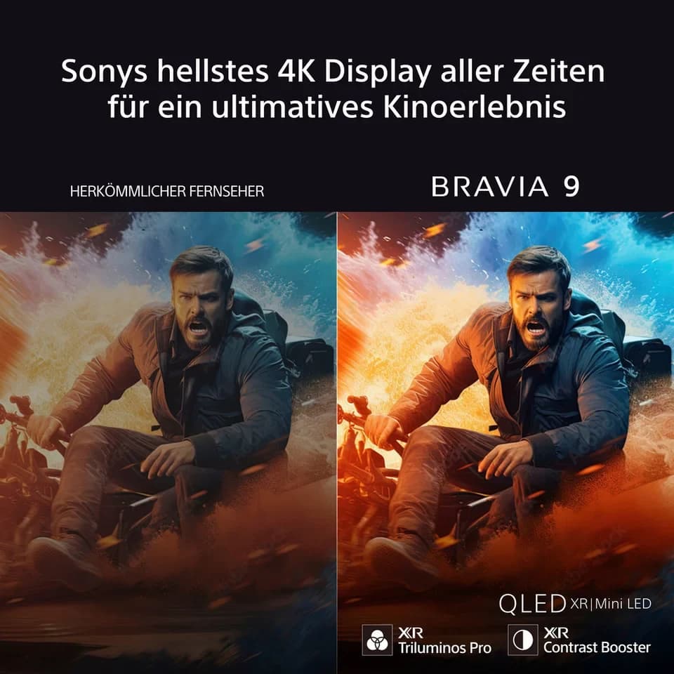 Sony K-75XR90 QLED Mini LED-Fernseher (189 cm/75 Zoll, 4K Ultra HD, Smart-TV, Google TV, BRAVIA 9, 4K HDR, Dolby Vision, Gaming Funktionen für PlayStation 5) - Thumbnail 8