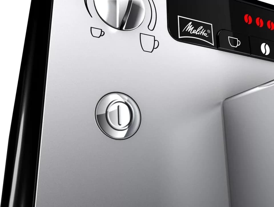 Melitta Kaffeevollautomat Solo® & Milk E953-202, silber/schwarz, Café crème & Espresso per One Touch, Düse für Milchschaum - Thumbnail 6