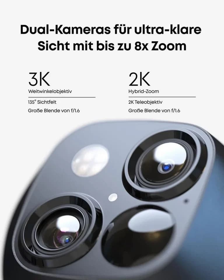 eufy Security Überwachungskamera eufy Security SoloCam 2+1 (Außenbereich, 2-tlg., 2-Kamera-Set, PTZ-Technologie) - Thumbnail 2