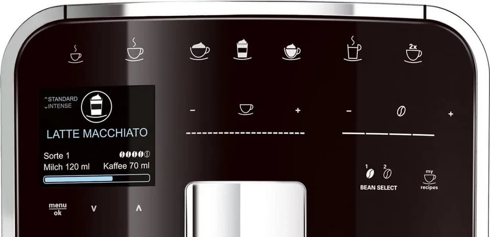 Melitta Kaffeevollautomat Barista TS Smart® F850-101, silber, 21 Kaffeerezepte & 8 Benutzerprofile, 2-Kammer Bohnenbehälter - Thumbnail 7