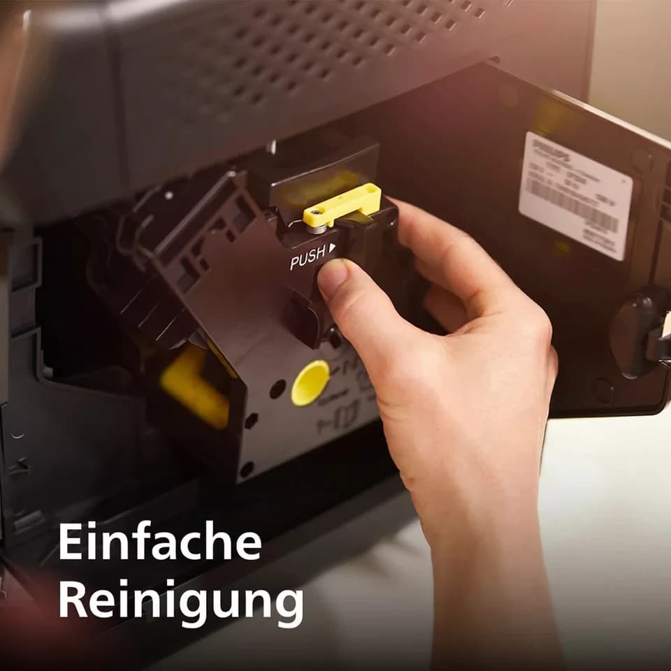 Philips Kaffeevollautomat EP2220/10 2200 Serie, 2 Kaffeespezialitäten, Panarello Milchschäumer, anpassbarer Aromastärke - Thumbnail 8