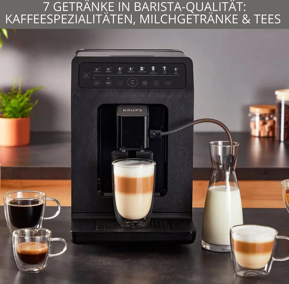 Krups Kaffeevollautomat EA897B Evidence ECOdesign, aus 62%* recyceltem Kunststoff, bis zu 90% recycelbar, inkl. Emsa Travel Mug im Wert von UVP 25,99 - Thumbnail 9