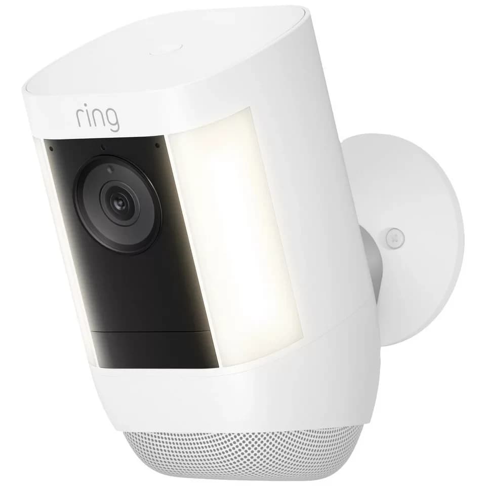 Ring Überwachungskamera ring Spotlight Cam Pro - Battery - White 8SB1S2-WEU1 WLAN IP Überwach (8SB1S2-WEU1 (Spotlight Cam Pro - Battery - White)