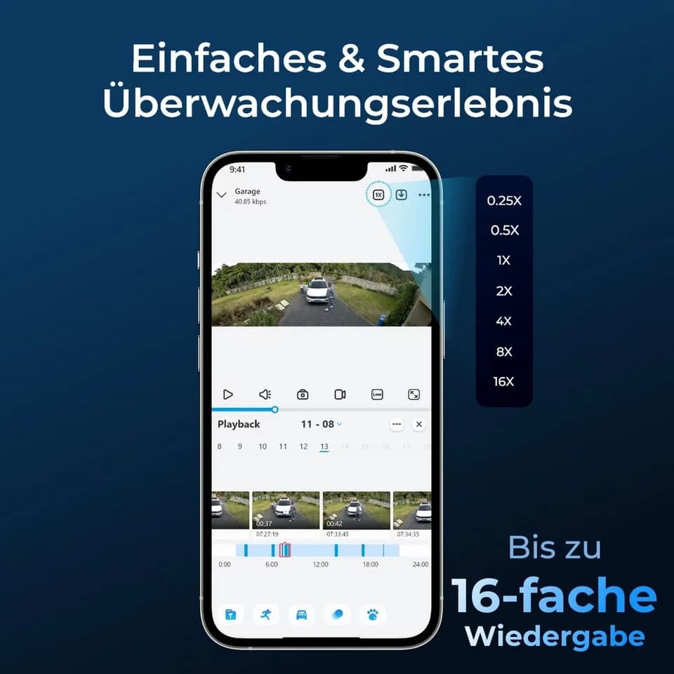 Reolink Überwachungskamera PoE 16MP Ultra HD, DUO 3 POE (Außenbereich, 1-tlg., Dual-Objektiv,180° Pan,Farb-Nachtsicht,Person/Fahrzeug/Tier-Erkennung) - Thumbnail 8