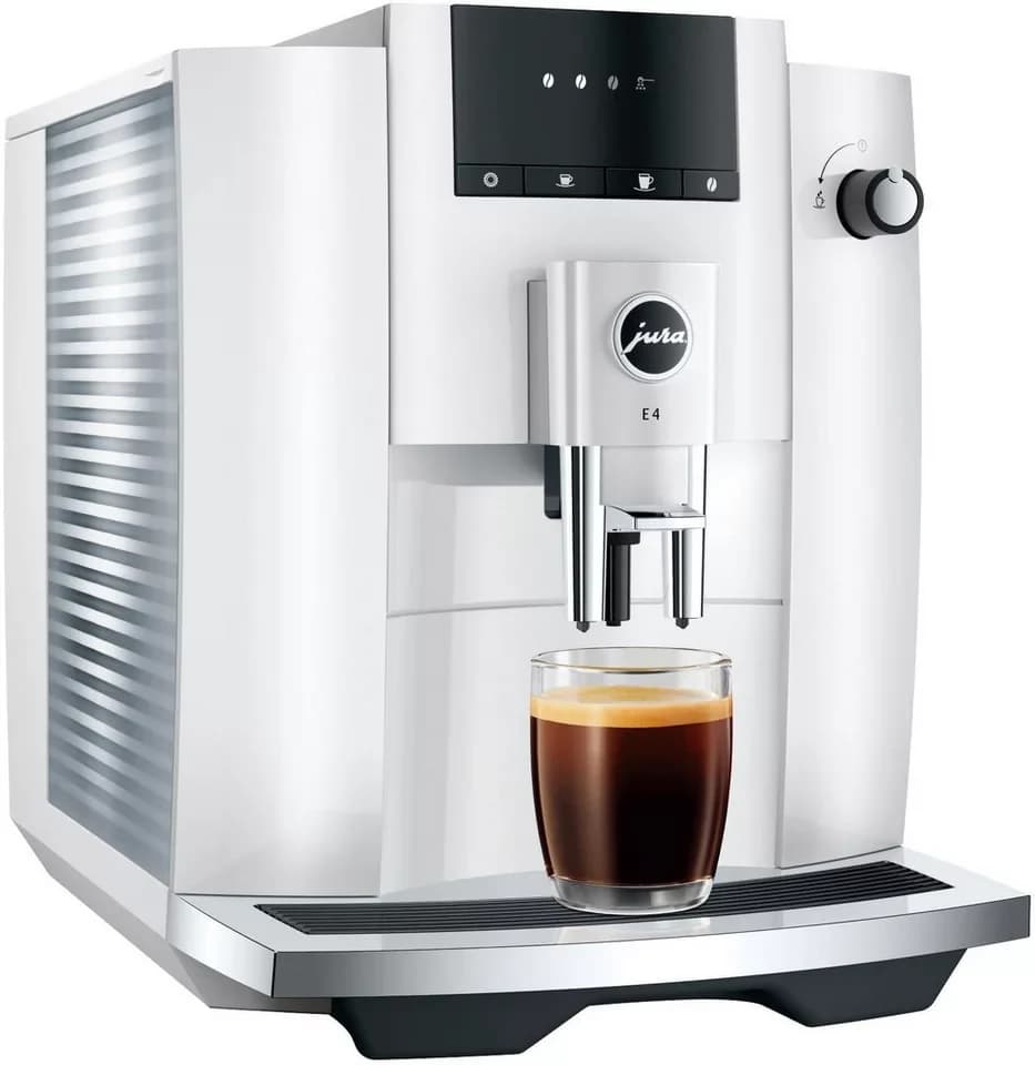 JURA Kaffeevollautomat 15433 E4 Piano White (EA) - Thumbnail 6