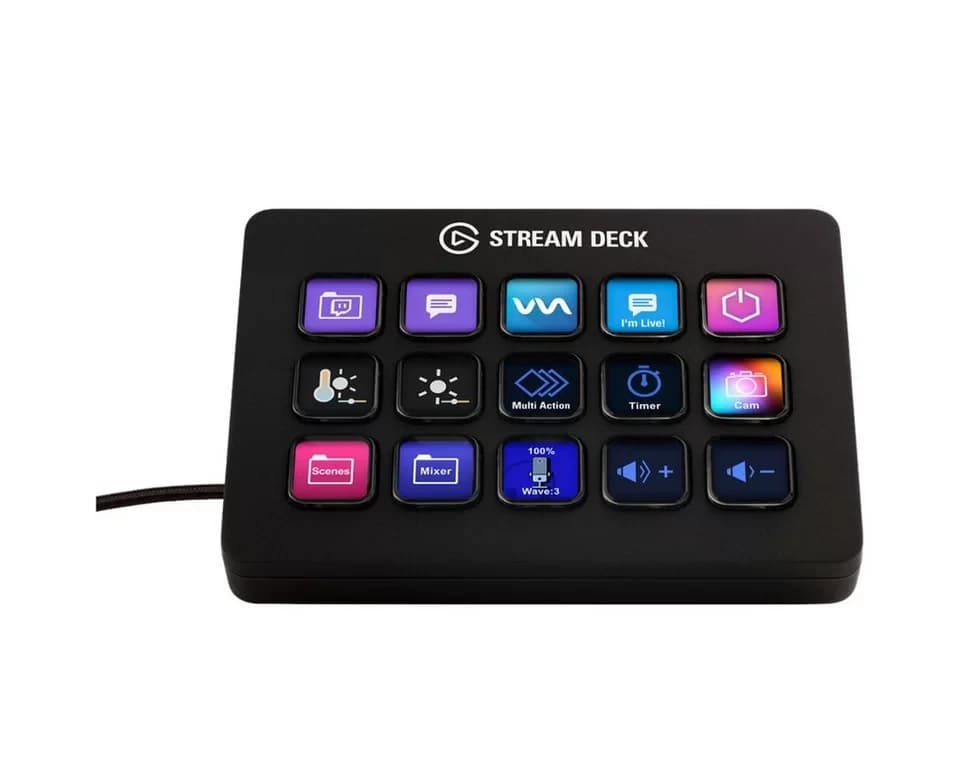 Elgato Streaming Boxen Stream Deck MK.2, 15 anpassbare LCD-Tasten