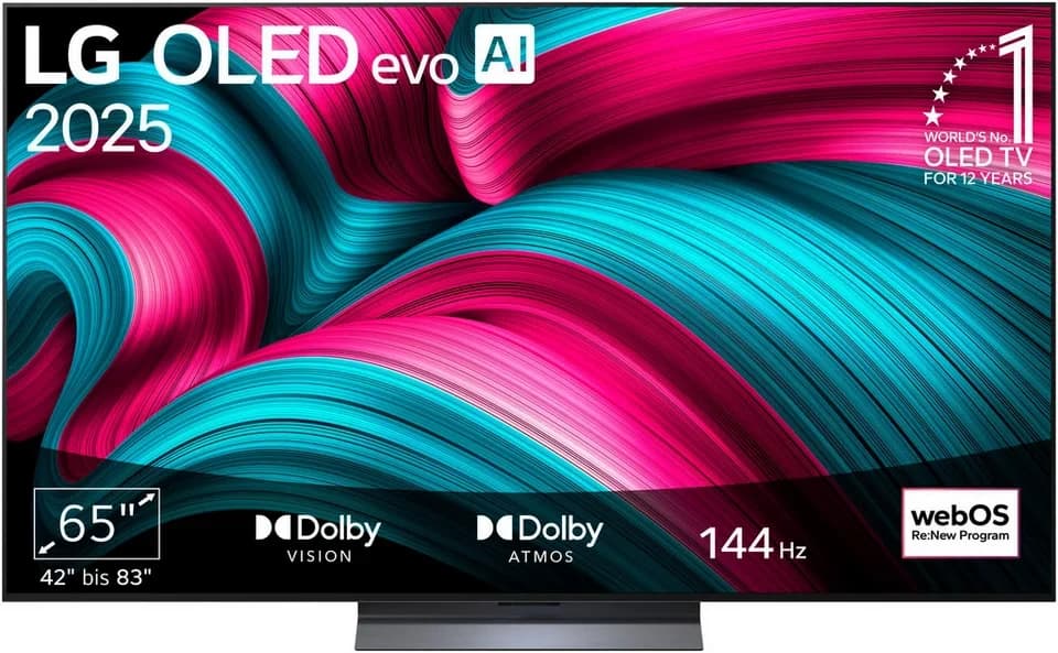 LG OLED65C5ELB OLED-Fernseher (164 cm/65 Zoll, 4K Ultra HD, Smart-TV)