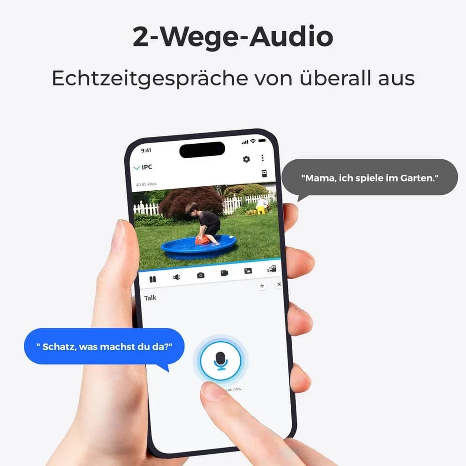 Reolink Überwachungskamera 811A 8MP PoE (Außenbereich, Human-/Autoerkennung, Farbige Nachtsicht, 4K, 2-Wege-Audio, 5X Zoom) - Thumbnail 7