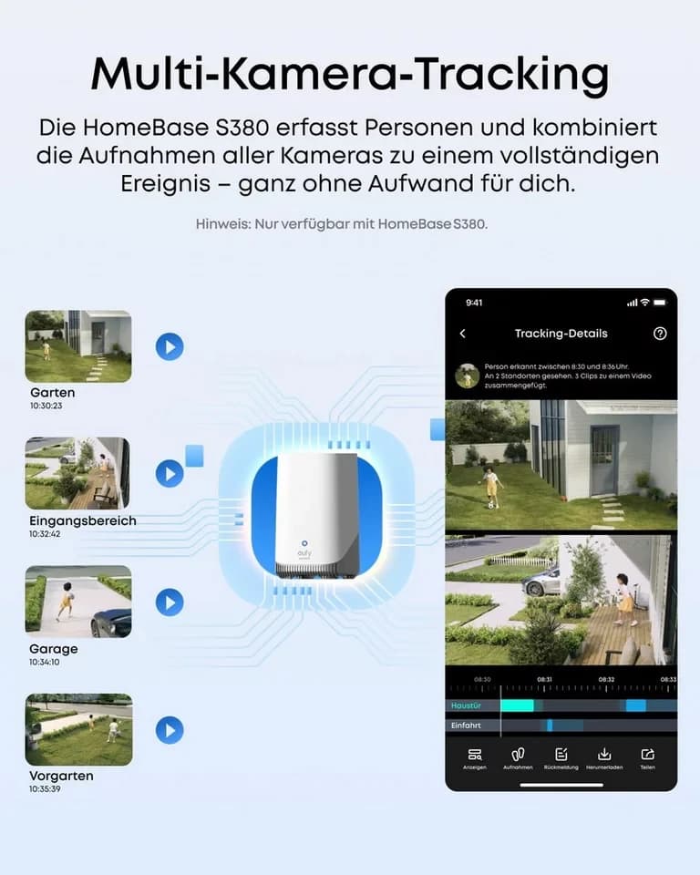 Anker Überwachungskamera T8172 (Kabellose Outdoor Sicherheitskamera mit Solar & 360° Überwachung) - Thumbnail 4