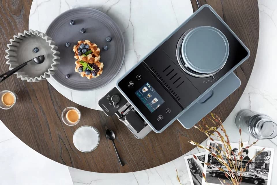De'Longhi Kaffeevollautomat Rivelia EXAM440.55.G – 16 Kaffee-Rezepte, 2 Barista-Bohnenbehälter, grau, Extra-Shot-Funktion, Innovatives Bean-Switch System, Touchdisplay - Thumbnail 9