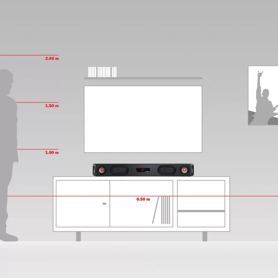 Teufel CINEBAR ULTIMA Streaming Soundbar (Bluetooth, 380 W, Bluetooth aptX, WLAN) - Thumbnail 9