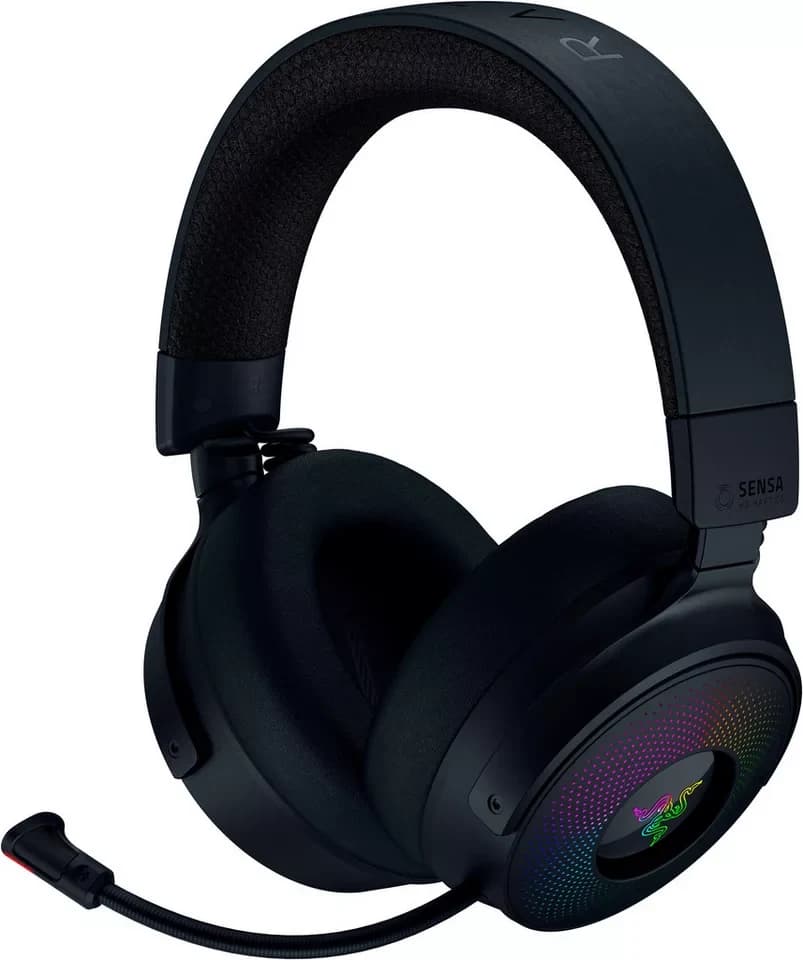 RAZER Kraken V4 Pro Gaming-Headset (Mikrofon abnehmbar, Stummschaltung, Wireless, Bluetooth)