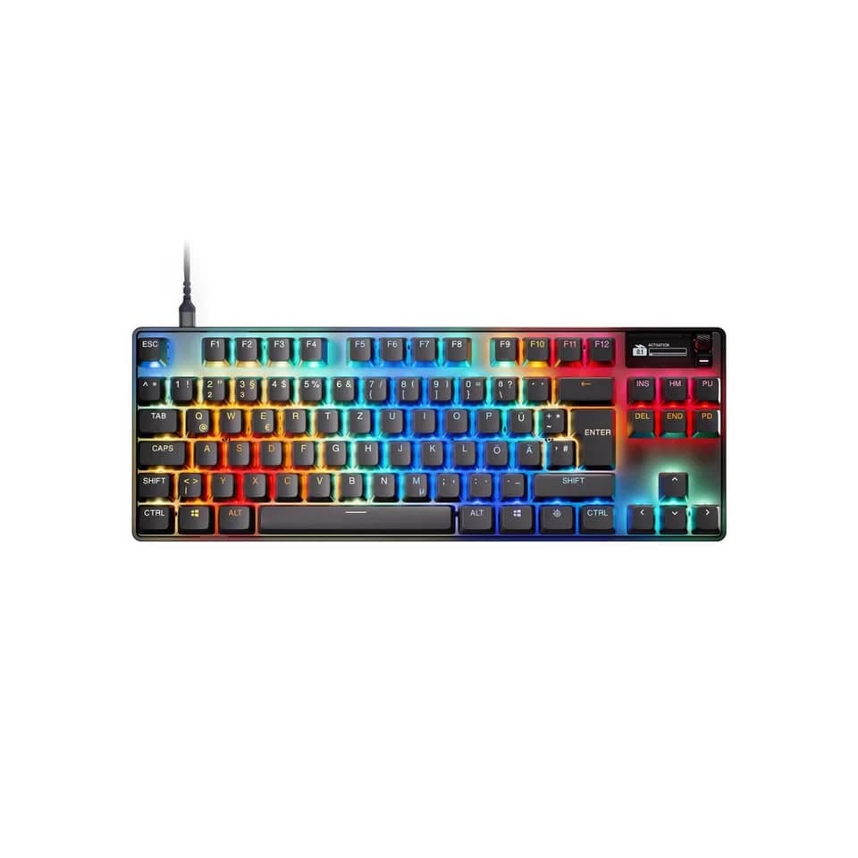 SteelSeries Apex Pro TKL Gen 3 DE Tastatur (OmniPoint 3.0, RGB-Beleuchtung, Kompakt, verstelbare Schalter) - Thumbnail 9
