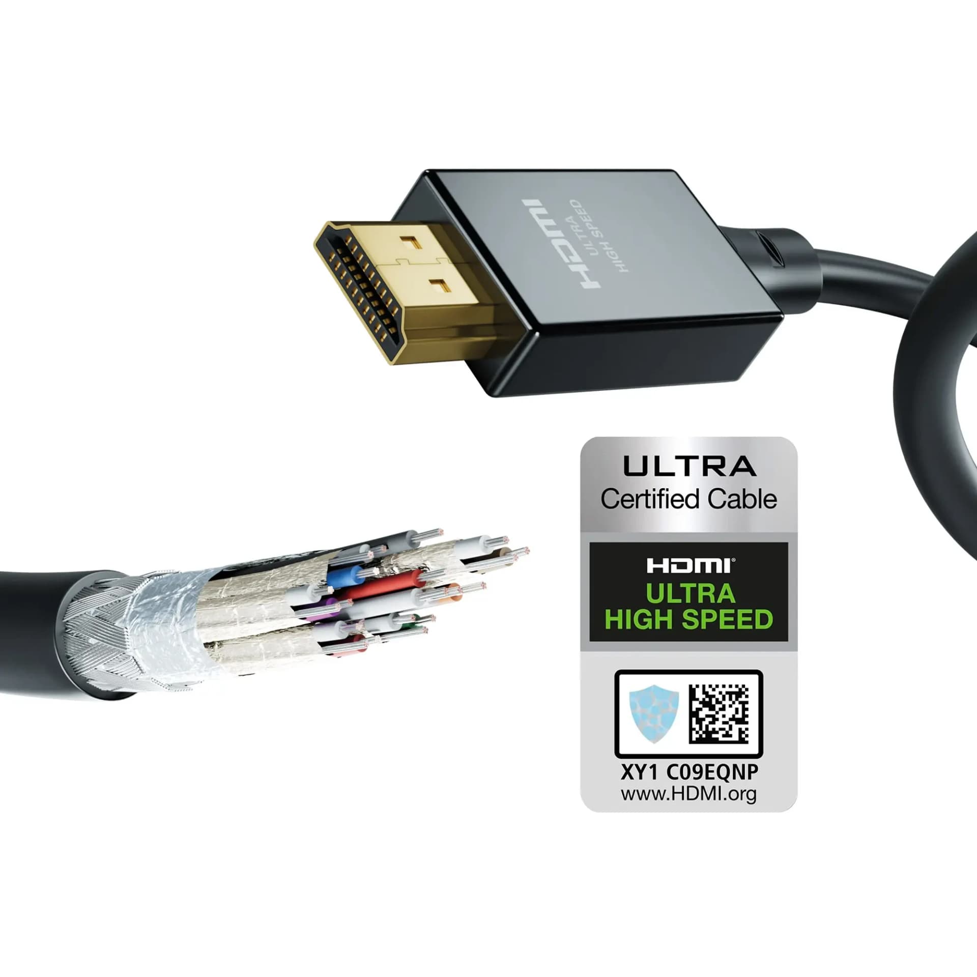 in-akustik Star II HDMI-Kabel, HDMI 2.1b Ultra High Speed, 48 Gbit/s, 3,0 m, schwarz - Thumbnail 3