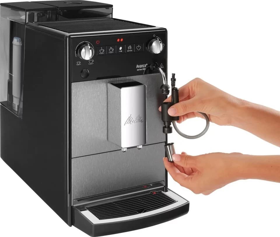 Melitta Kaffeevollautomat Avanza® F270-100 Mystic Titan, Kompakt, aber XL Wassertank & XL Bohnenbehälter, Milchschaum-System - Thumbnail 8
