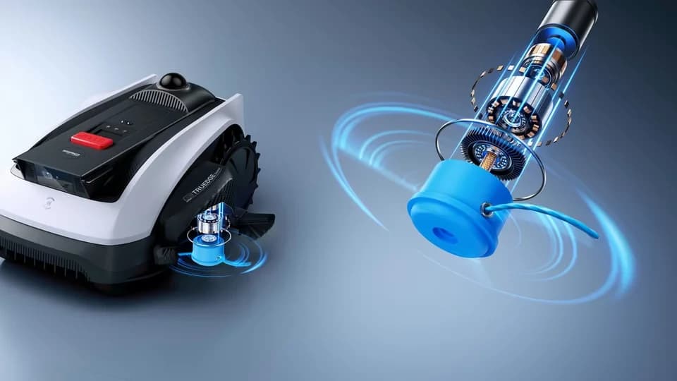 ECOVACS Rasenmähroboter GOAT O1200 LiDAR PRO, bis 1200 m² Rasenfläche, (Trimmer (8500 rpm), mit bahnbrechender Dual-LiDAR Navigation für Gärten - Thumbnail 5