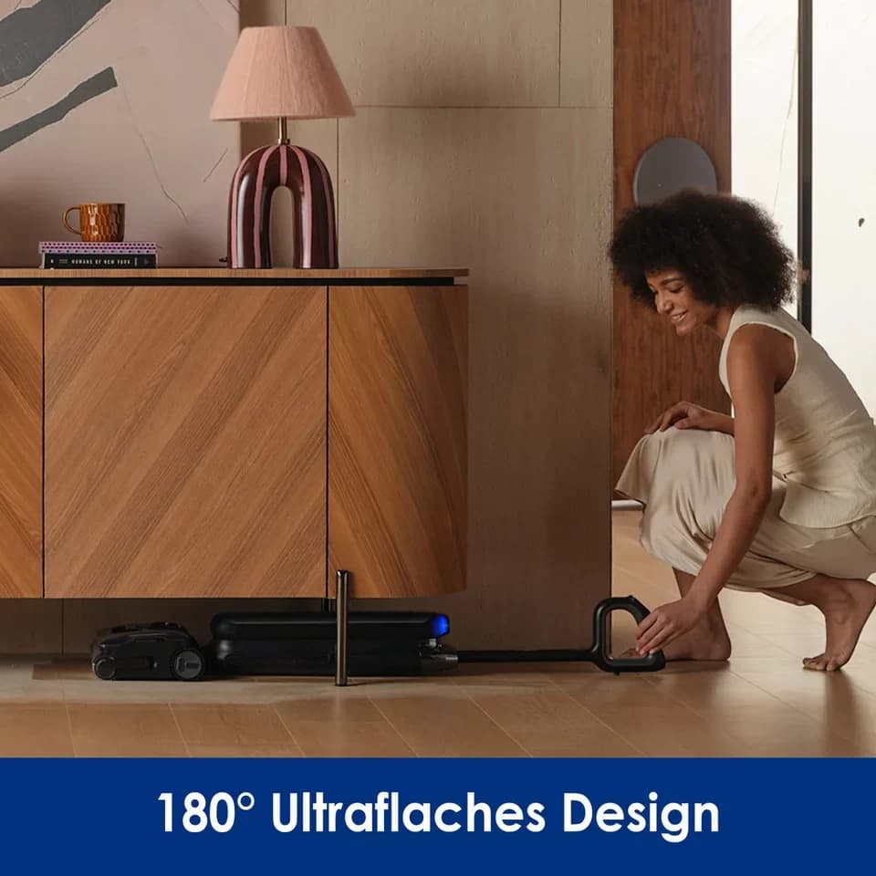 Tineco Nass-Trocken-Sauger Floor One S9 Artist Premium, 180° Grad Neigungswinkel, Selbstantrieb, 230 W, beutellos, 50 Min Akku, Automatische Anpassung der Saugleistung, Selbstreinigung - Thumbnail 5