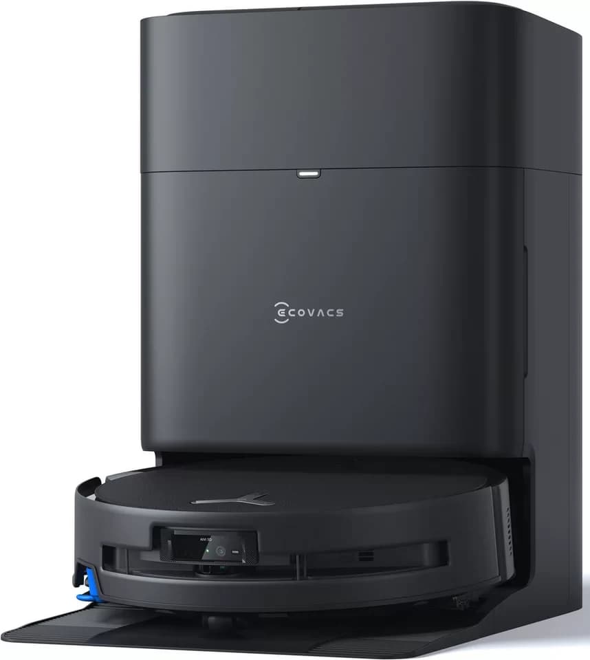 ECOVACS Nass-Trocken-Saugroboter DEEBOT T80S OMNI (Black), OZMO ROLLER 2.0 Wischtechnologie, 80 W, mit Beutel, 24.800 Pa Saugleistung, Triple Lift 10 mm