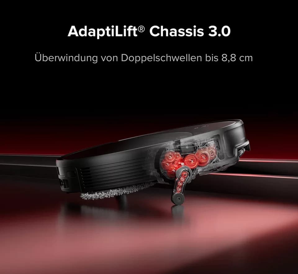 Roborock Saugroboter mit Wischfunktion Saros 20X mit 36.000 Pa Saugkraft & hohem Wischdruck, 65 W, beutellos, Mop-Abnahme, überwindet 8,8cm hohe Schwellen, StarSight2.0 Navigation - Thumbnail 2