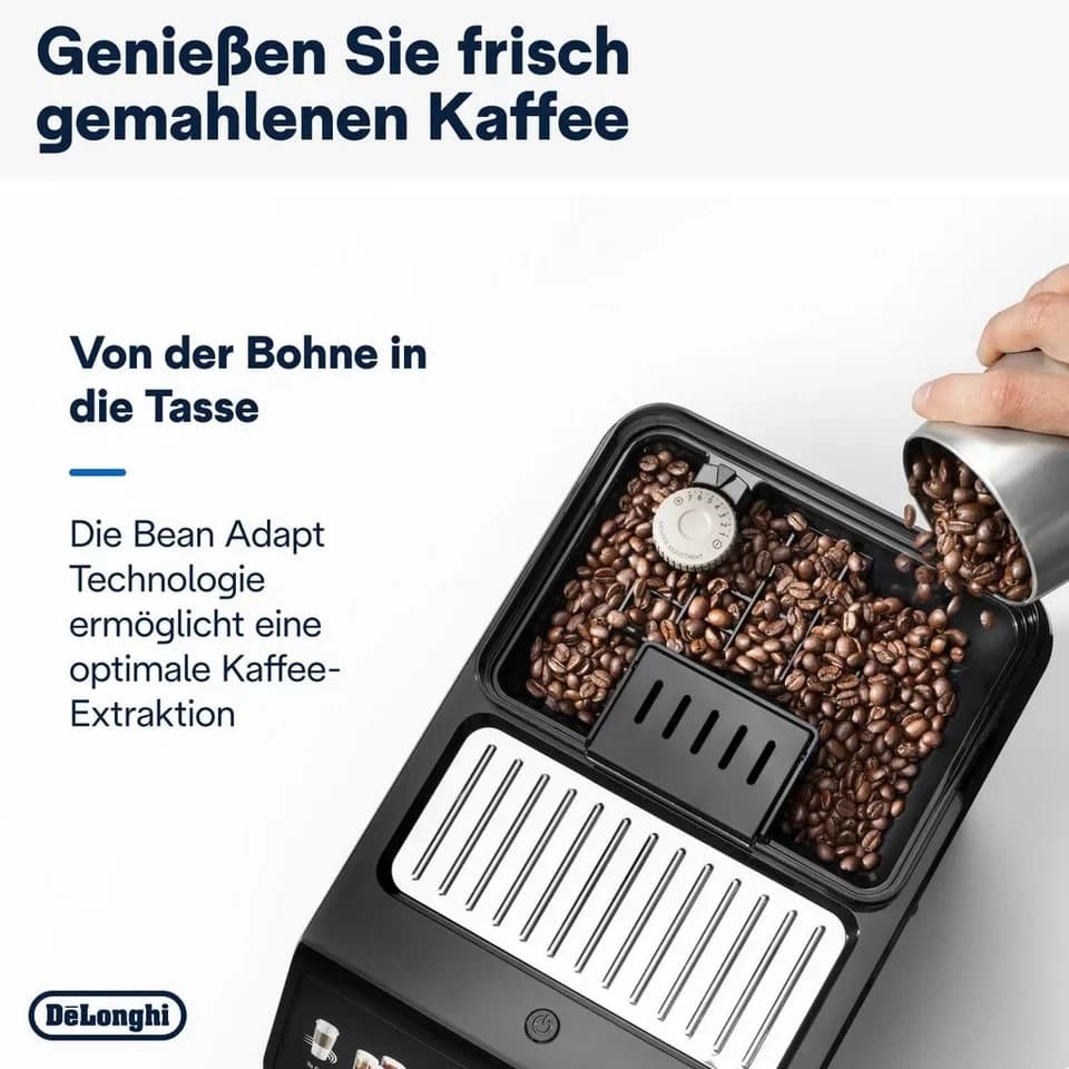 De'Longhi Kaffeevollautomat Eletta Explore Cold Brew ECAM450.86.T - 100 Rezepte (App), heiß & kalt, Cold Brew in unter 5 Minuten inkl. 3,5" Touch-Display & To-Go Funktion - Thumbnail 4