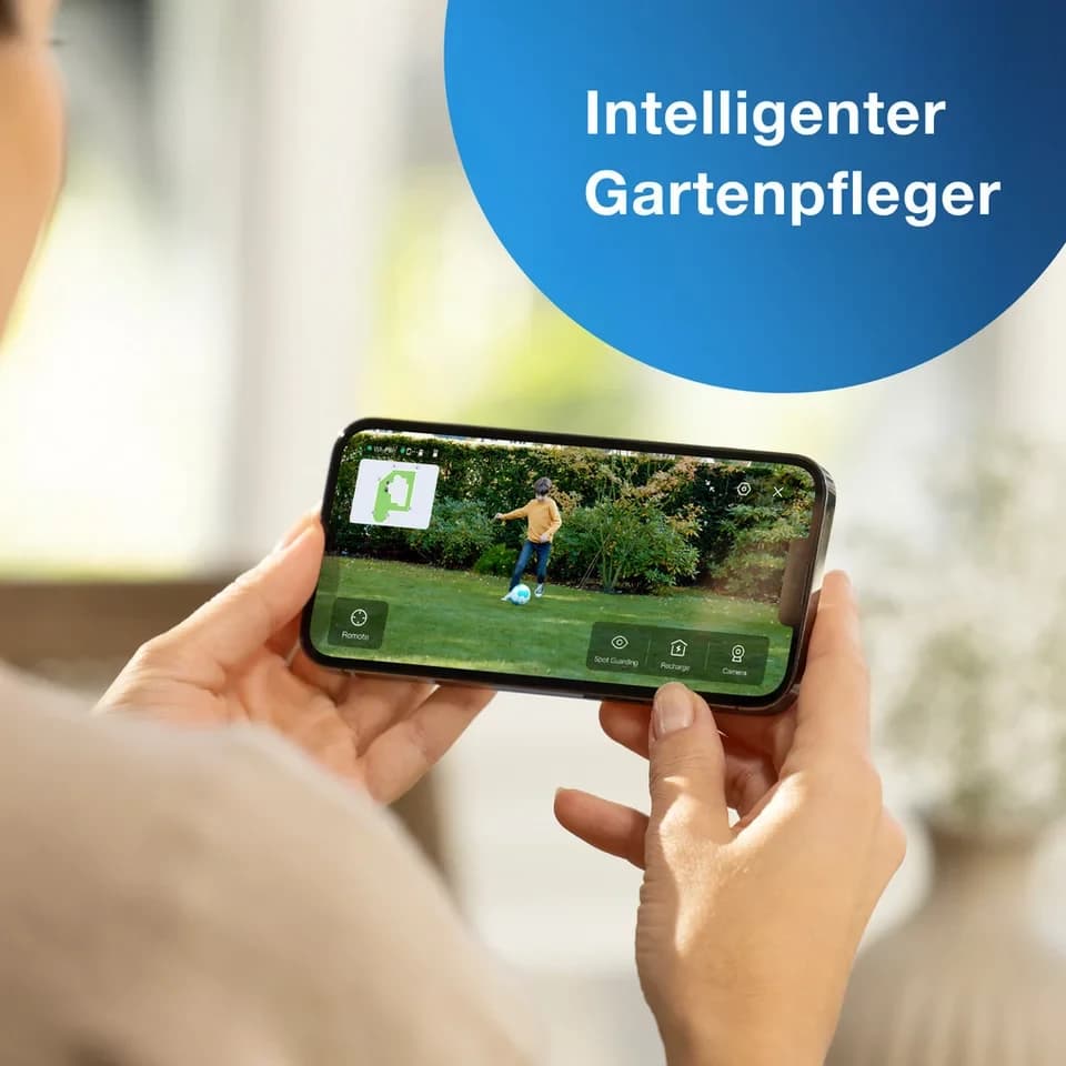 ECOVACS Rasenmähroboter GOAT G1-800 Grey, bis 800 m² Rasenfläche, (Set), mit intelligenter 3D-Hindernisvermeidung; Grundfarbe: grau - Thumbnail 3