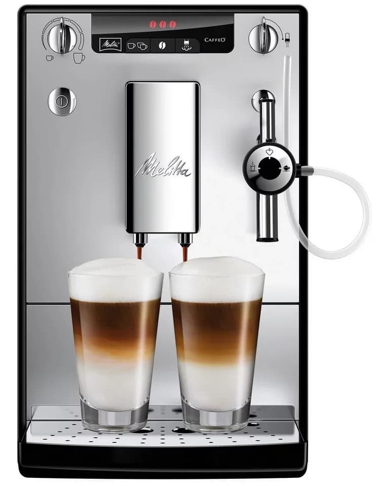 Melitta Kaffeevollautomat Solo® & Perfect Milk E957-203, silber/schwarz, Café crème&Espresso per One Touch, Milchsch&heiße Milch per Drehregler - Thumbnail 9
