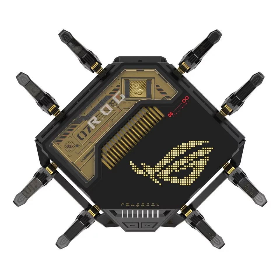 Asus WL-Router ROG 20th Edition GT-BE98 BE25000 WiFi7 WLAN-Router - Thumbnail 3