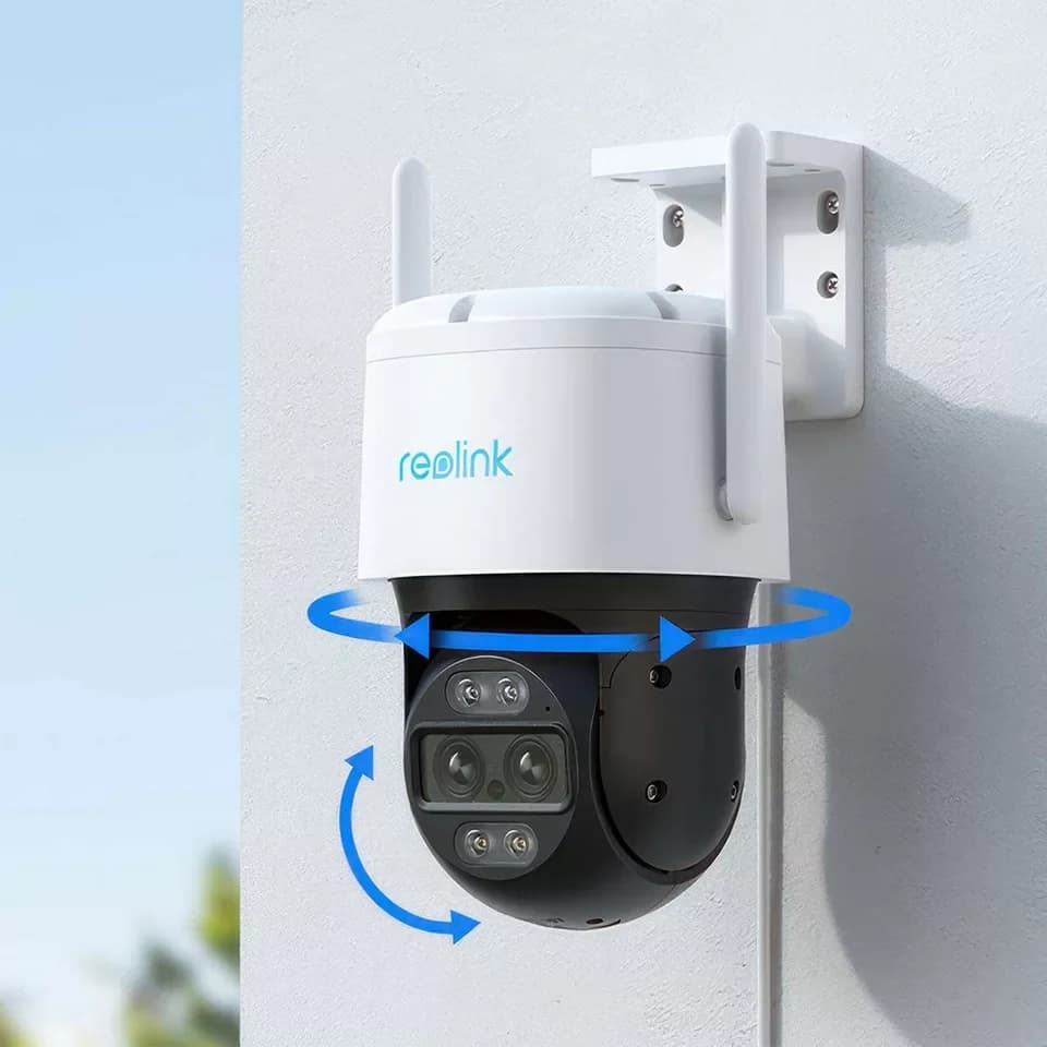 Reolink Überwachungskamera Trackmix Series W760 intelligente 4K Dualband-WLAN PTZ Kamera (mit zwei Objektiven, 6x Hybridzoom und Nachverfolgung, Zwei-Wege-Audio, MicroSD bis 256 GB) - Thumbnail 4