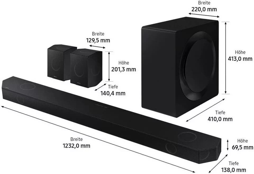 Samsung HW-Q995GD Soundbar 11.1.4 (Bluetooth, WLAN, 656 W) - Thumbnail 10