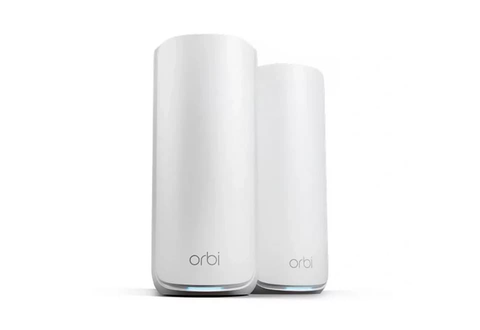 NETGEAR 2-SET ORBI 870 WIFI 7 MESH TRI-BAND WHITE 21 GBIT/S WLAN-Router