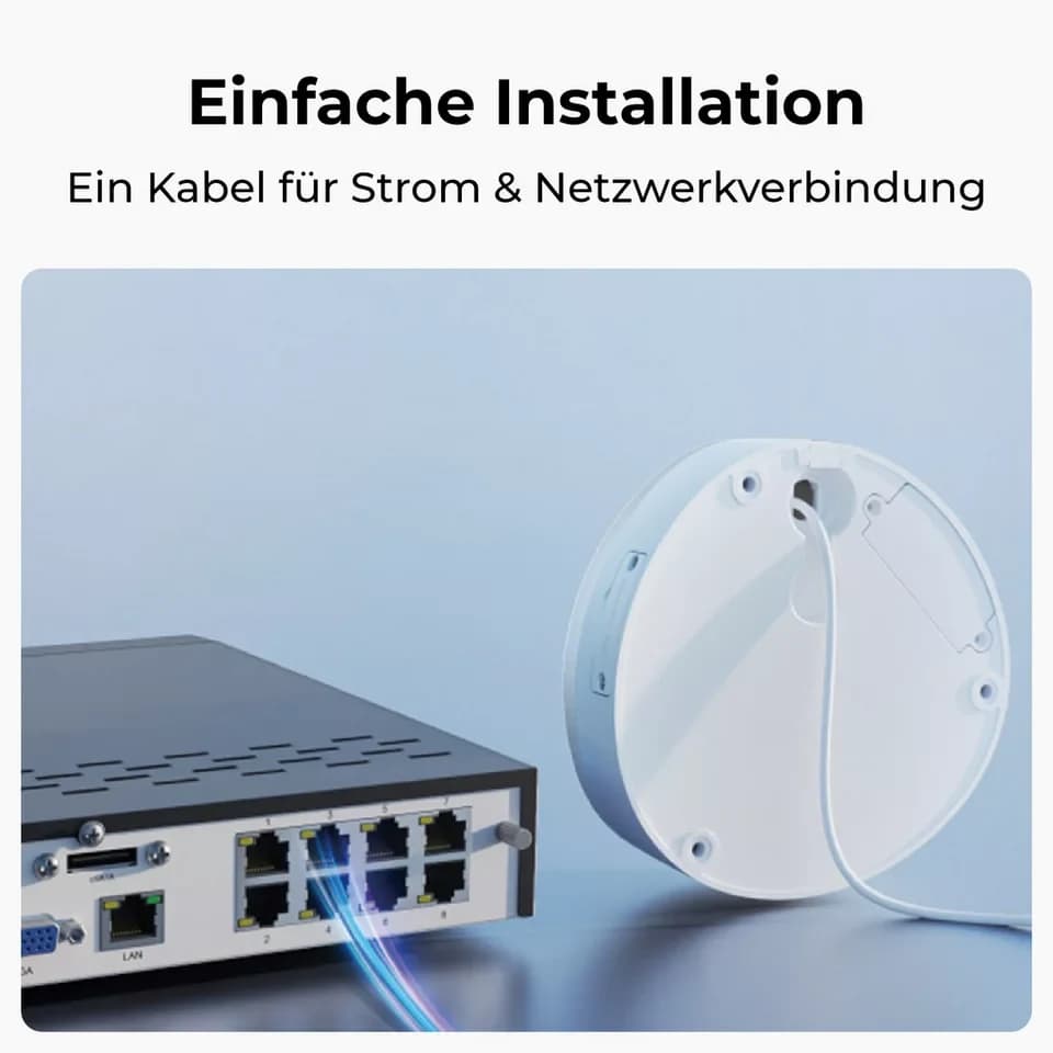 Reolink Überwachungskamera RLC-823S2 - 4K PTZ PoE-Kamera (Außenbereich, 4K UHD, 16X Optischer Zoom, 360° Auto-Tracking, Farbnachtsicht) - Thumbnail 9