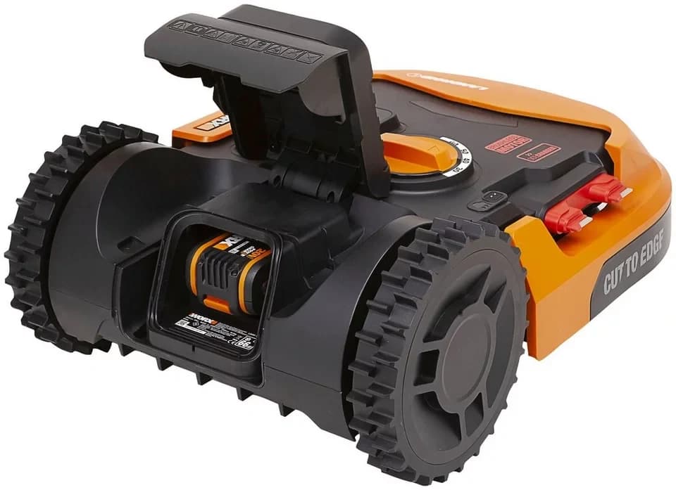 Worx Rasenmähroboter Landroid L2000, bis 2000 m² Rasenfläche, (Set), 2000m², 20V/5Ah, 22cm/30-60mm, WiFi/Bluetooth, Cut to edge, PowerShare - Thumbnail 7