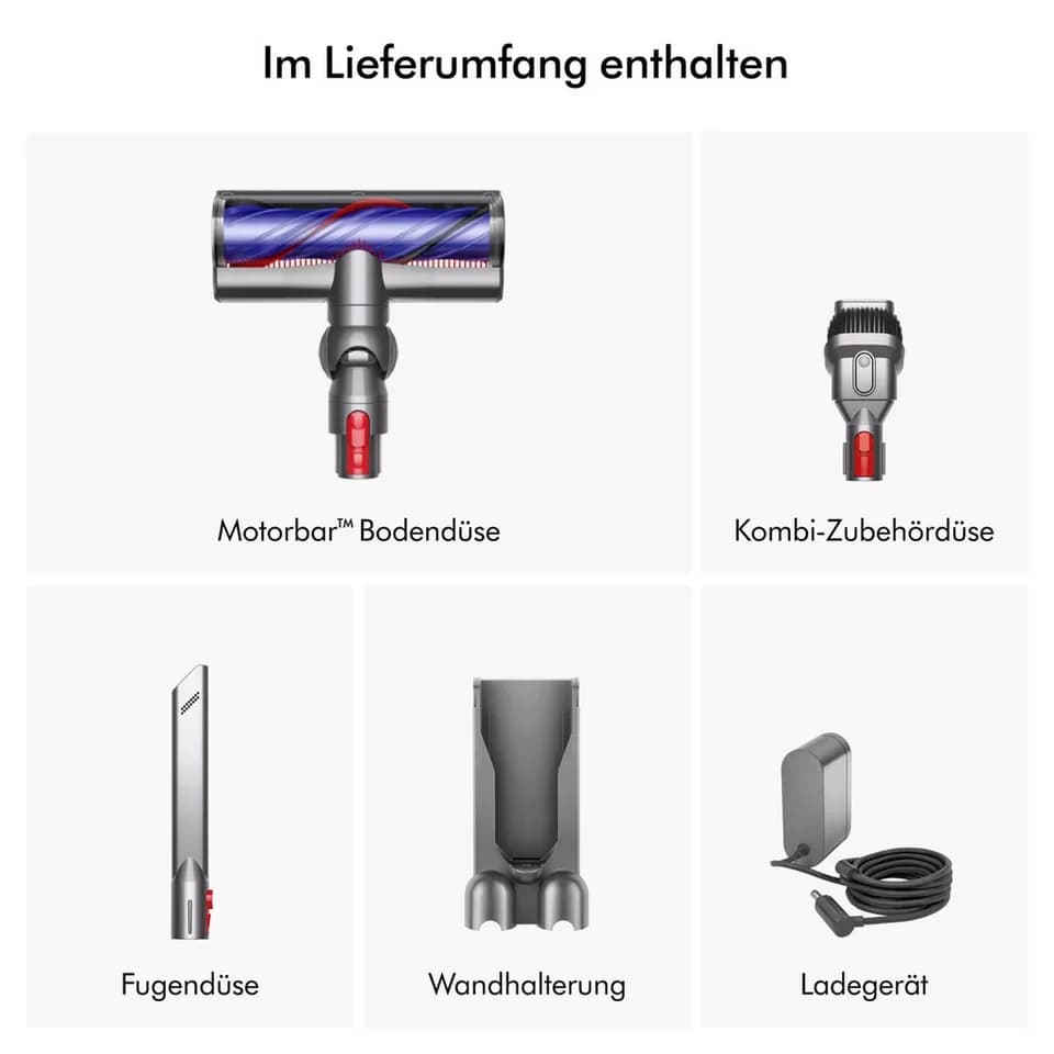 DYSON Akku-Hand-und Stielstaubsauger Dyson V11ᵀᴹ Advanced, 545 W, beutellos, Haarentwirrungstechnologie, keinen Saugkraftverlust - Thumbnail 7