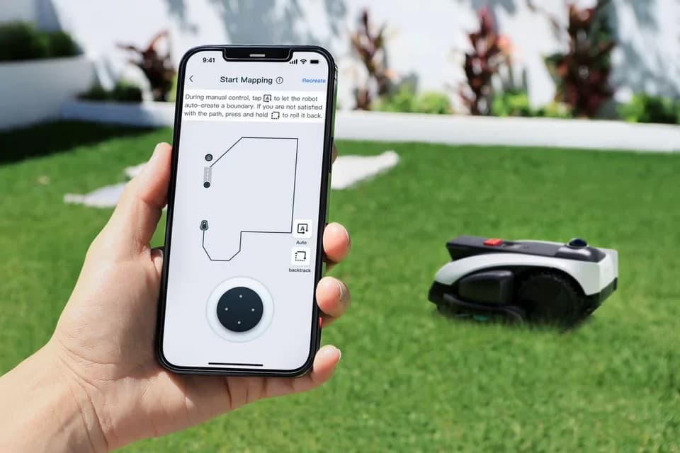 ECOVACS Rasenmähroboter GOAT O1200 LiDAR PRO, bis 1200 m² Rasenfläche, (Trimmer (8500 rpm), mit bahnbrechender Dual-LiDAR Navigation für Gärten - Thumbnail 9