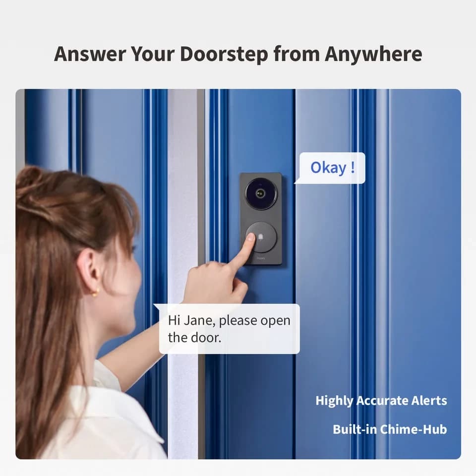 Aqara Smart Home Türklingel - Doorbell Camera Hub G410 Select - Thumbnail 4