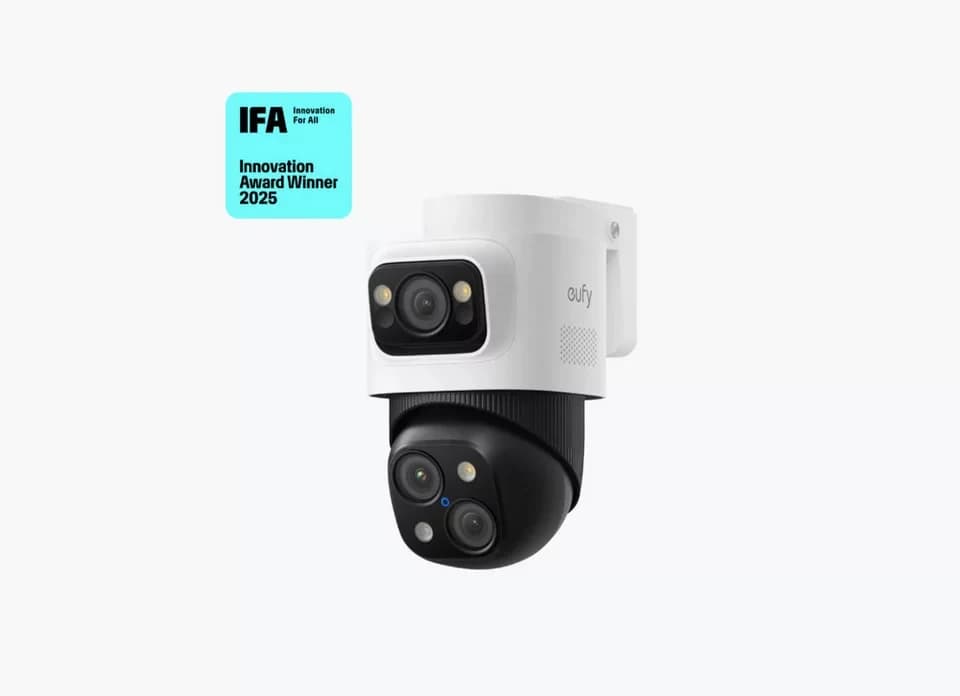 eufy Security IP-Überwachungskamera eufy PoE NVR Security System S4 Max, 3-Linsen Bullet-PTZ-Kameras (1-tlg., 4*PoE NVR Security System S4 Max, KI Auto-Framing&Tracking, Farbnachtsicht, Stroboskop)