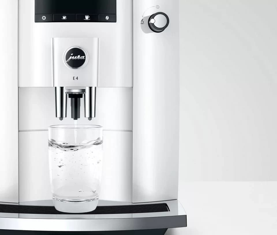 JURA Kaffeevollautomat 15433 E4 Piano White (EA) - Thumbnail 5
