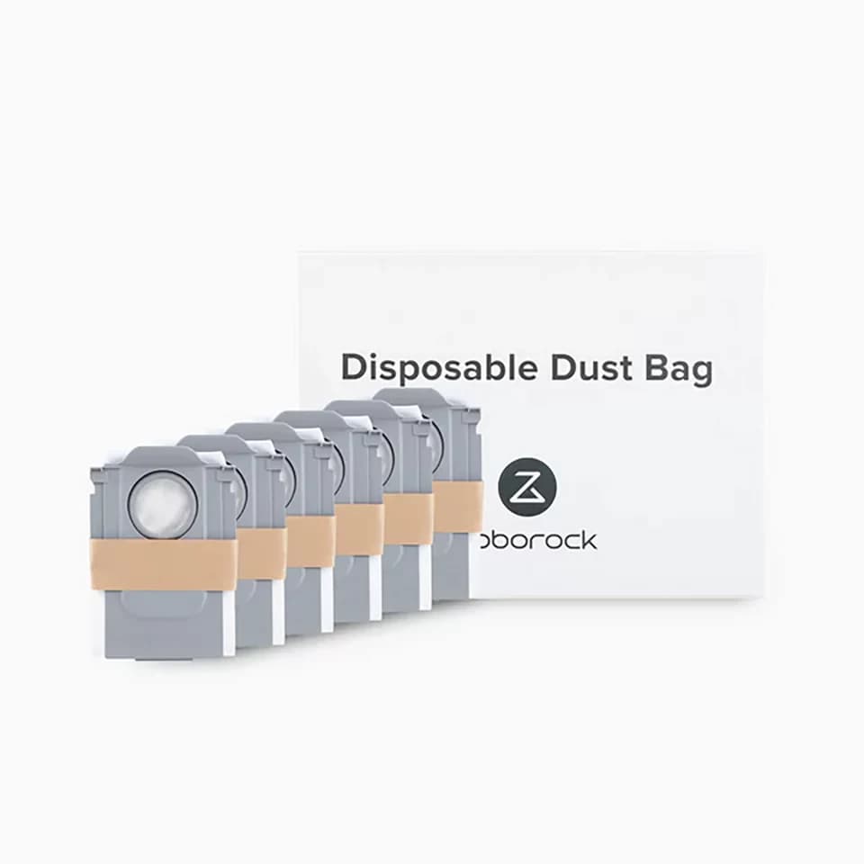 Roborock Staubsaugerbeutel Staubbeutel Zubehörset für S8 PRO/ S7 MAX Ultra/ Qrevo, 6PCS, Großer Kapazität Ersatzbeutel Staubsaugerbeutel - Thumbnail 2