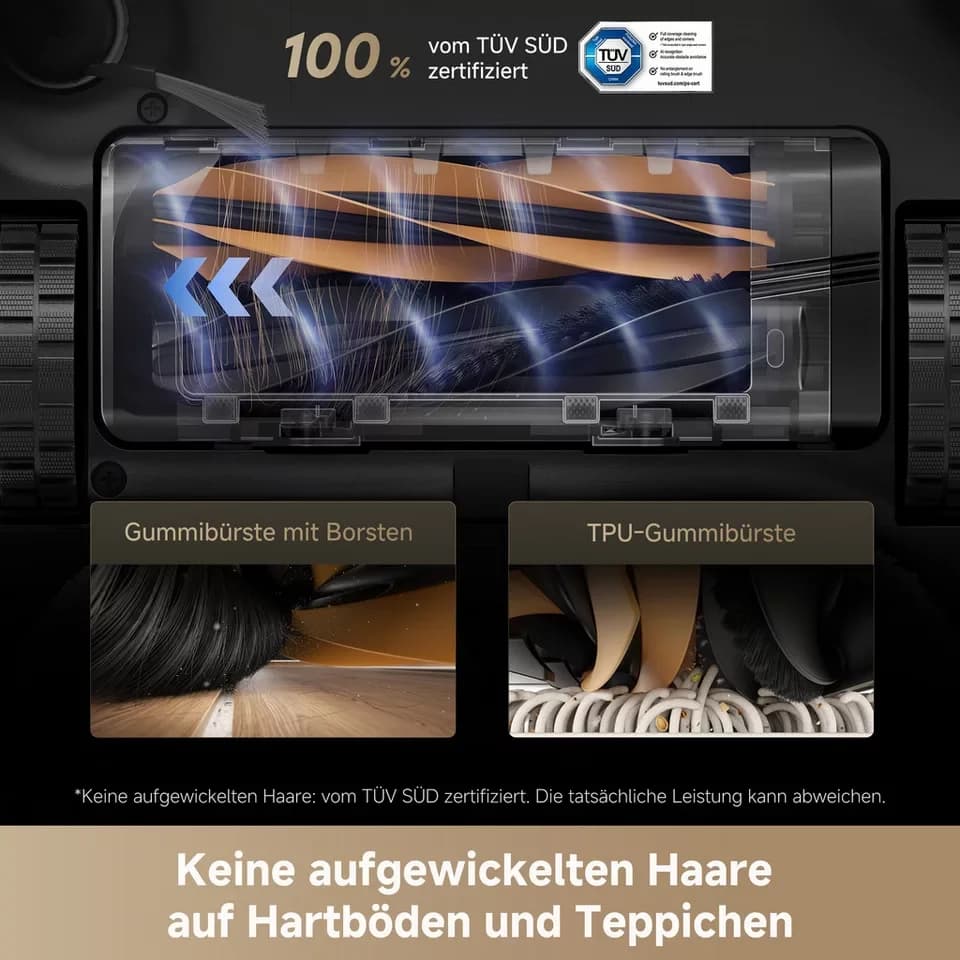 Dreame Saugroboter mit Wischfunktion L40s Pro Ultra, 600 W, 19.000Pa Saugkraft, Hindernisüberwindung (bis zu 4cm), Kamera mit KI - Thumbnail 5