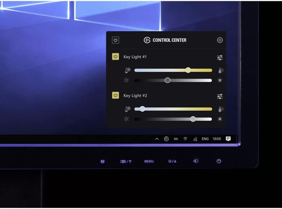 Elgato LED-Lichtsystem Key Light, Integriertes LED-Panel, 1 St., Kaltweiß bis Warmweiß (2900–7000 K), 2800 Lumen; WLAN-Steuerung; Stream Deck ready; Tischklemme - Thumbnail 3