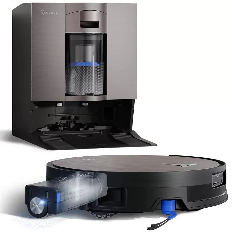 ECOVACS Saugroboter mit Wischfunktion DEEBOT X11 OmniCyclone, 19.500 Pa, 18 l/s Luftstrom, 110 W, beutellos, Schnellladefunktion, Wischrolle, beutellos - Thumbnail 2