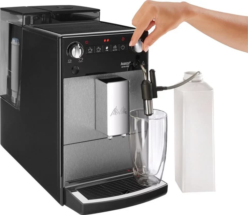 Melitta Kaffeevollautomat Avanza® F270-100 Mystic Titan, Kompakt, aber XL Wassertank & XL Bohnenbehälter, Milchschaum-System - Thumbnail 5