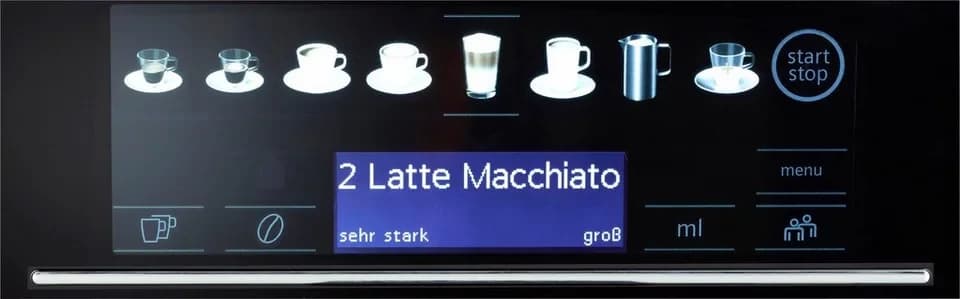 SIEMENS Kaffeevollautomat EQ6 plus s400 TE654509DE, Doppeltassenfunktion, Keramikmahlwerk, viele Kaffeespezialitäten, automatische Dampfreinigung, saphirschwarz - Thumbnail 6