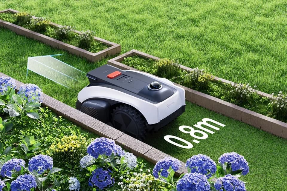 ECOVACS Rasenmähroboter GOAT O1200 LiDAR PRO, bis 1200 m² Rasenfläche, (Trimmer (8500 rpm), mit bahnbrechender Dual-LiDAR Navigation für Gärten - Thumbnail 8