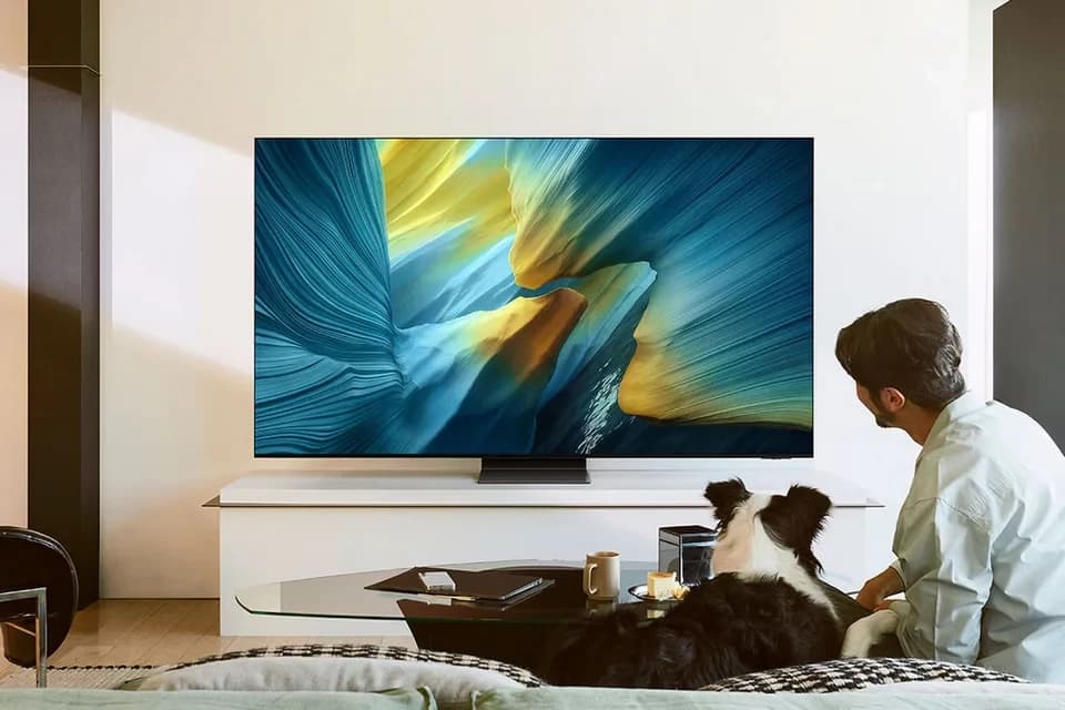 Samsung GQ77S95FAT OLED-Fernseher (195 cm/77 Zoll, 4K Ultra HD, Smart-TV, HDR Pro & Glare Free, Dolby Atmos & AI Sound, Gaming Hub, bis zu 165Hz) - Thumbnail 10