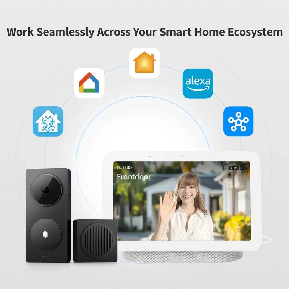 Aqara Smart Home Türklingel - Doorbell Camera Hub G410 Select - Thumbnail 3