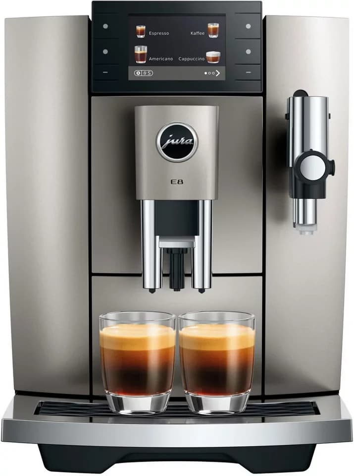 JURA Kaffeevollautomat 15712 E8 (ED), Midnight Silver, 27 Spezialitäten, WiFi, Hot & Light Brew, Sweet - Thumbnail 4