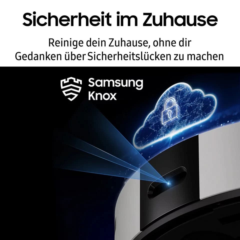 Samsung Saugroboter mit Wischfunktion VR7MD96B14G/WD, 70 W, BESPOKE Jet Bot Combo Steam Plus - Thumbnail 6