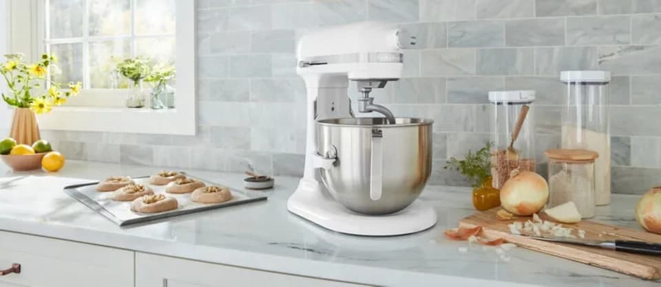 KitchenAid Küchenmaschine KitchenAid Küchenmaschine mit Schüsselheber 6,6 L Heavy Duty 5KSM70JPX - Thumbnail 2