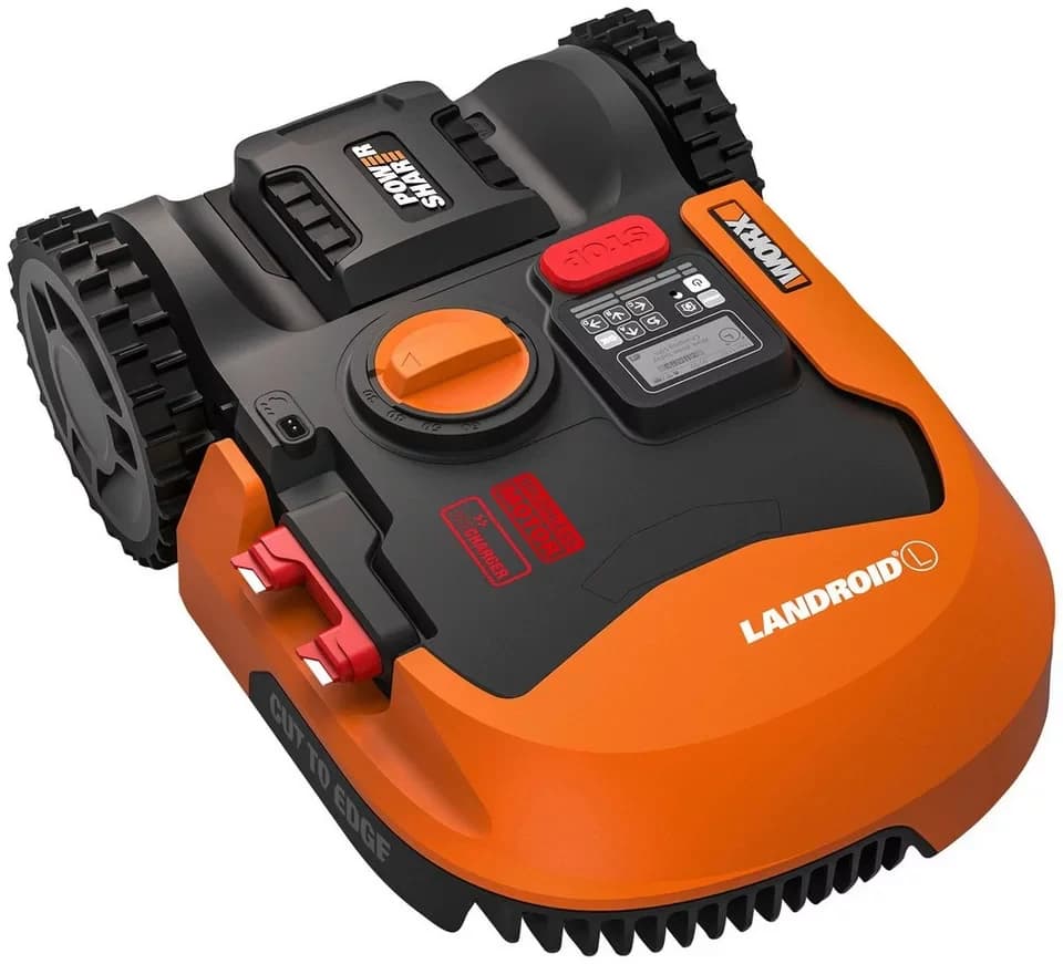 Worx Rasenmähroboter Landroid L2000, bis 2000 m² Rasenfläche, (Set), 2000m², 20V/5Ah, 22cm/30-60mm, WiFi/Bluetooth, Cut to edge, PowerShare - Thumbnail 3